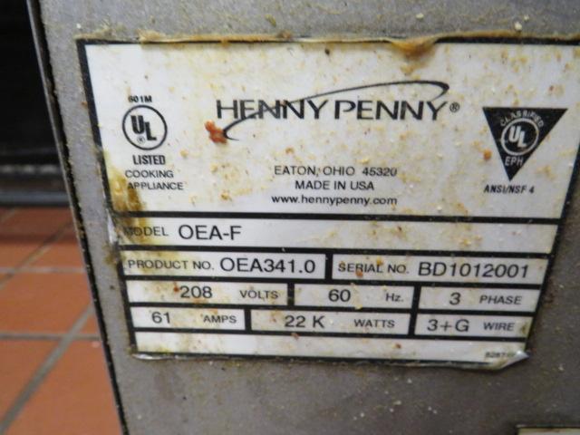 HENNY PENNY OEA-F ELECTRIC OPEN FRYER WITH FILTER