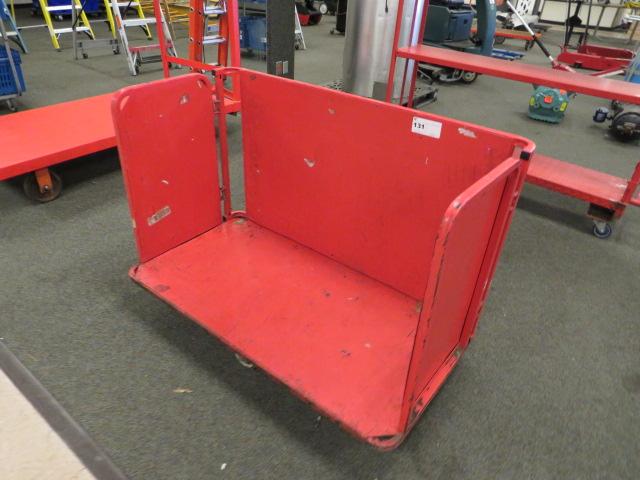 4FT RED CART WITH SIDES