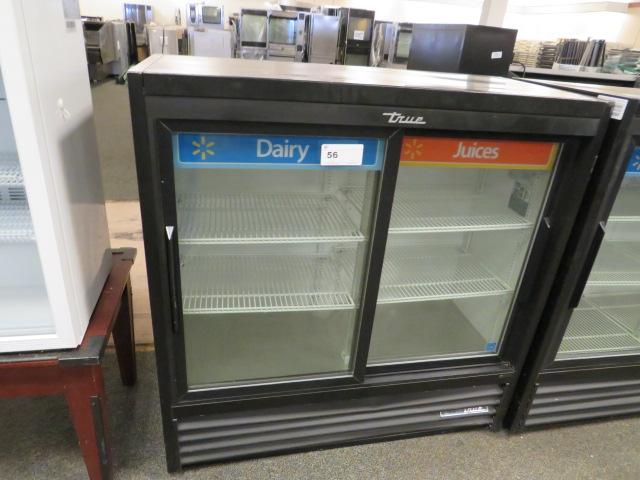 TRUE GDM-41SL-48-HC-LD SELF-CONTAINED SLIDE-DOOR COOLER