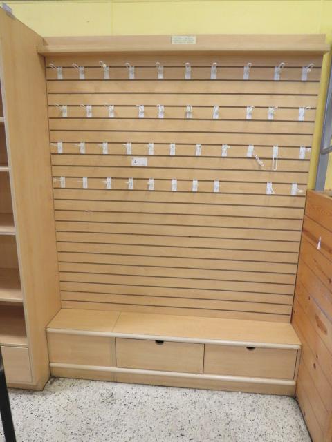 66-INCH SLOT WALL SHELVING