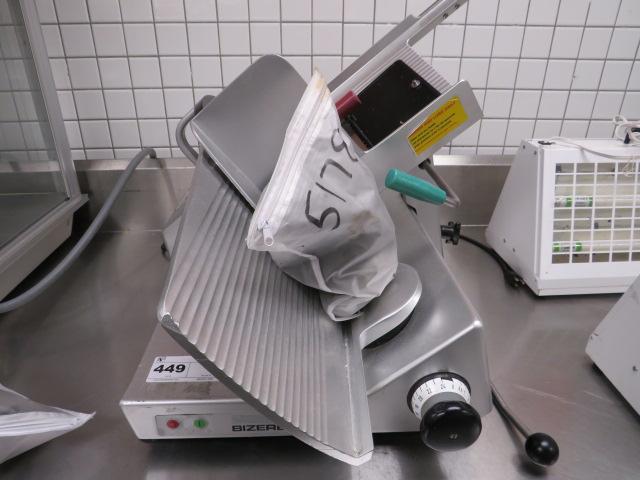 BIZERBA GSP DELI SLICER WITH SHARPENER 2016 - NO BLADE COVER