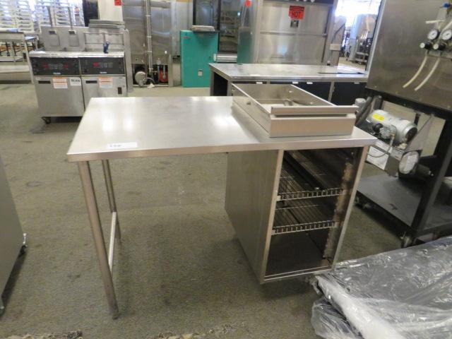 4FT STAINLESS STEEL TABLE 30IN DEEP