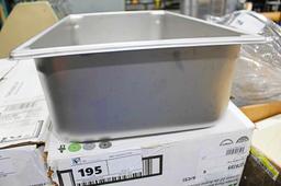 NEW SYSCO STAINLESS STEEL FULL SIZE STEAM TABLE PAN INSERTS