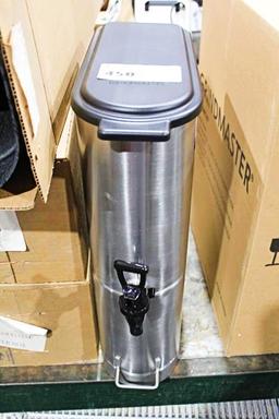 NEW GRINDMASTER 3-GALLON TEA DISPENSER