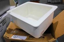CAMBRO 26CF COLDFEST 1/2 SIZE 6IN. DEEP PLASTIC FOOD PAN INSERT