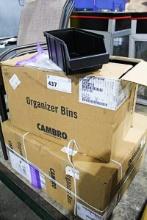 NEW BOX CAMBRO 5412CBP10 ORGANIZER BINS/ CUTLERY BOX (1 DZ)