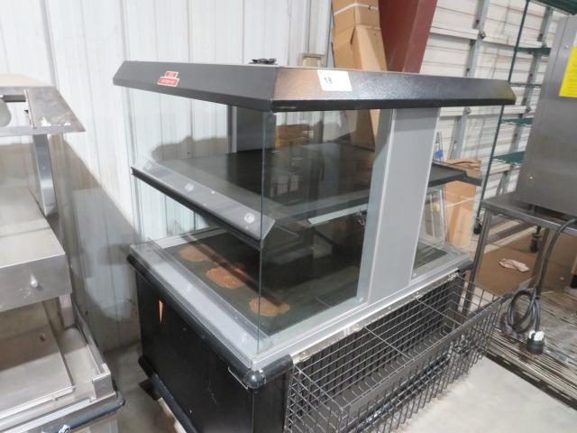 36X48 CUSTOM DELIS 2-DECK HOT ISLAND CASE