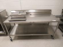 6FT STAINLESS STEEL TABLE 30" DEEP