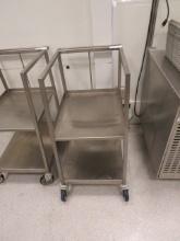 2-DECK S/STEEL SHEET PAN CART