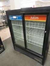 TRUE GDM-41SL-60-LD SELF-CONTAINED SLIDE-DOOR COOLER