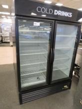 TRUE GDM-49-HC-TSL01 SELF-CONTAINED 2-DOOR COOLER