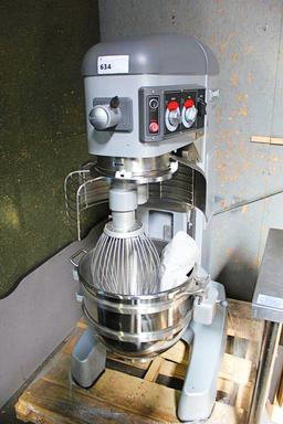 NEW 2023 HOBART LEGACY HL600 60-QUART MIXER W/ BOWL, WHIP, PADDLE, & HOOK ATTACHMENTS 200-240V 1PH 3