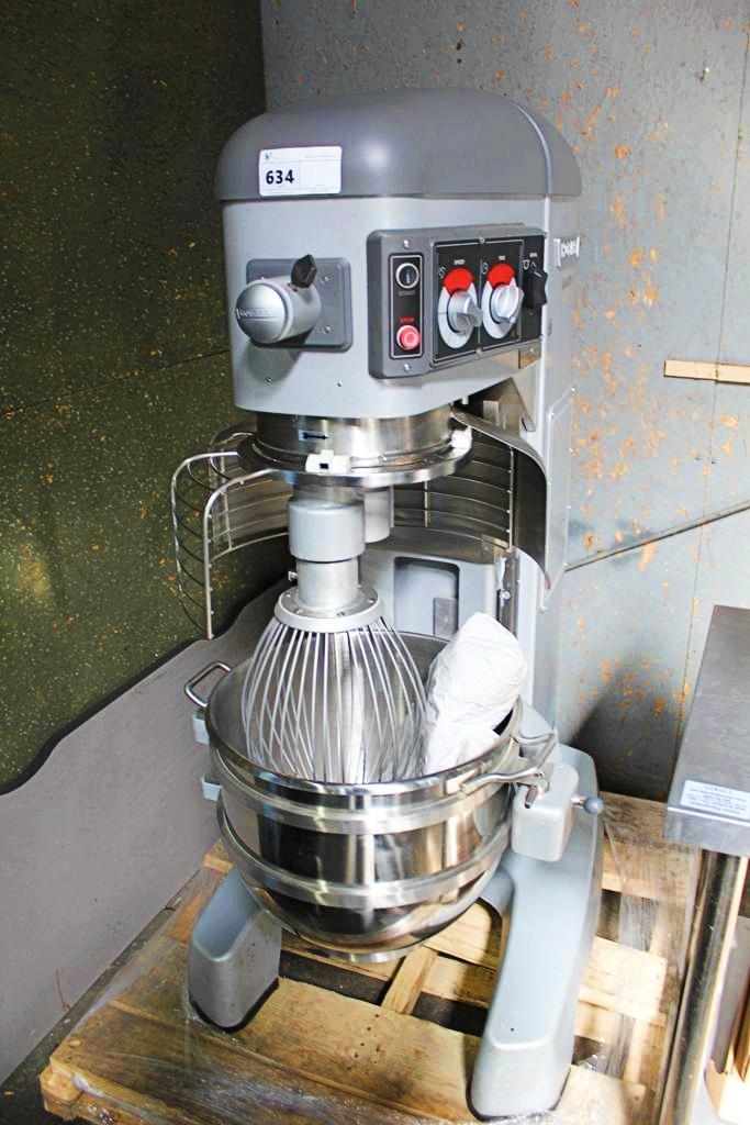 NEW 2023 HOBART LEGACY HL600 60-QUART MIXER W/ BOWL, WHIP, PADDLE, & HOOK ATTACHMENTS 200-240V 1PH 3