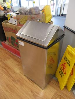 S/STEEL TRASH CAN