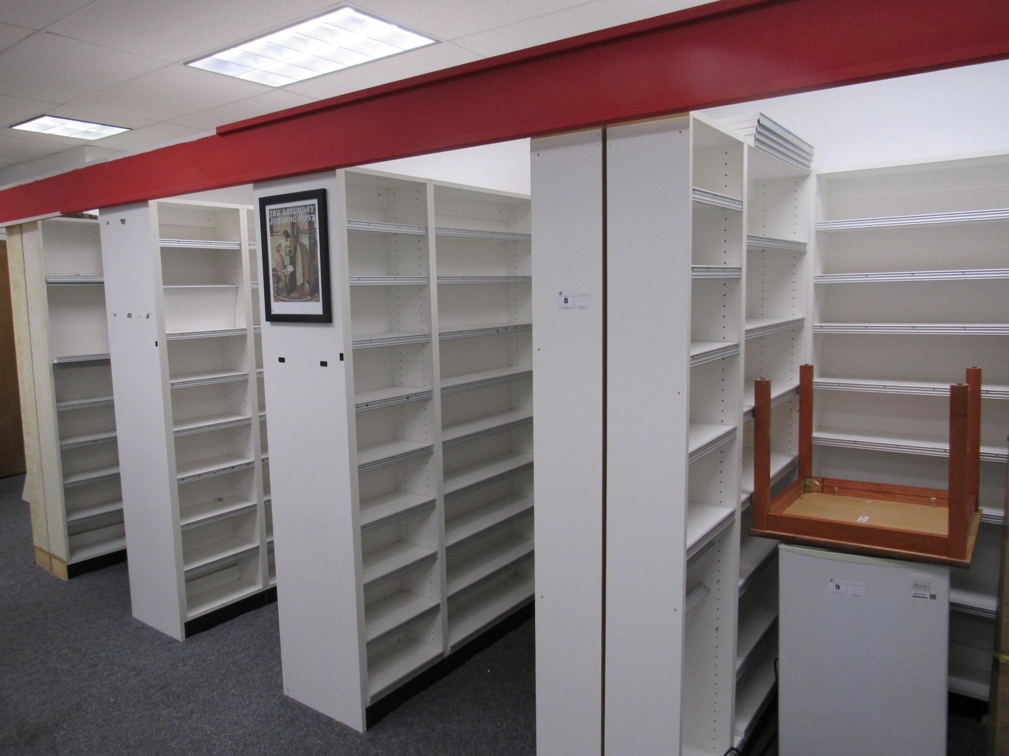 PHARMACY SHELVING, COUNTERS - ONE LOT