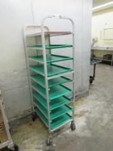 TRAY RACK WITH TRAYS
