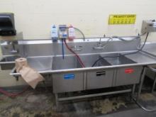 103-INCH 3-COMPARTMENT SINK W/HAND SINK