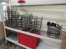 BLACK STEEL RACKS - ONE LOT