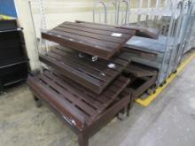 48-INCH 3-DECK BAKERY SHELVING UNITS