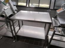 24X36 STAINLESS STEEL TABLE