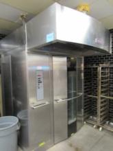 2022 BAXTER OV500E2 ELECTRIC RACK OVEN W/2 RACKS 208V/3PH