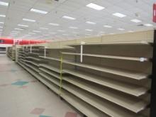 MADIX WALL SHELVING 78IN TALL 20/22 - 100FT RUN - SOLD BY THE FOOT