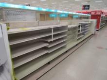 MADIX GONDOLA SHELVING 54IN TALL 18/22 - 24FT - SOLD BY THE FOOT