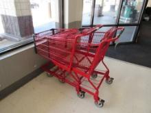 RED SHOPPING CARTS