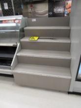 42-INCH STEP SHELVING DISPLAY
