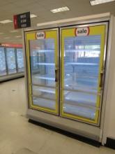 HUSSMANN RL FREEZER DOOR CASES '97 - SOLD BY THE DOOR - REMOTE COOLED NO COMPRESSOR