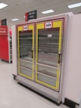 HUSSMANN RL FREEZER DOOR CASES '97 - SOLD BY THE DOOR - REMOTE COOLED NO COMPRESSOR