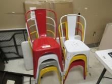 METAL CAFE CHAIRS