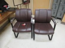 BROWN OFFICE CHAIRS