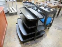 38-INCH BLACK 4-DECK MERCHANDISERS
