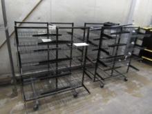 44X48 BLACK SHELVING
