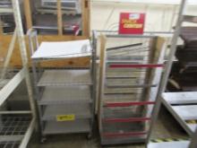 SILVER DISPLAY RACKS