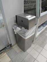 S/STEEL TRASH CAN