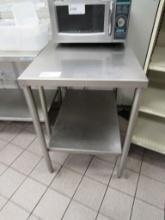 24X36 STAINLESS STEEL TABLE