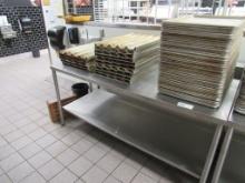 6FT STAINLESS STEEL TABLE - 30IN DEEP