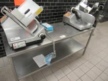 6FT STAINLESS STEEL TABLE - 24IN DEEP