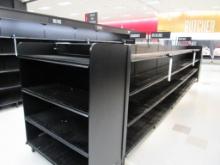2022 MADIX GONDOLA SHELVING 60IN TALL 22/22 - 20FT W/4FT END CAPS - SOLD BY THE FOOT