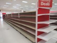 MADIX GONDOLA SHELVING 72IN TALL 18/22, 20/22 - 53FT W/4FT END CAP - SOLD BY THE FOOT