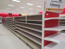 MADIX GONDOLA SHELVING 72IN TALL 18/22, 20/22 - 51FT W/4FT END CAPS - SOLD BY THE FOOT