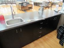 2022 9FT FLORAL COUNTER WITH SINK