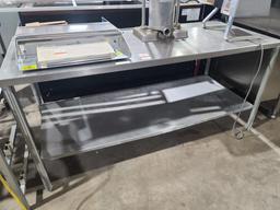 6' Stainless Steel Table