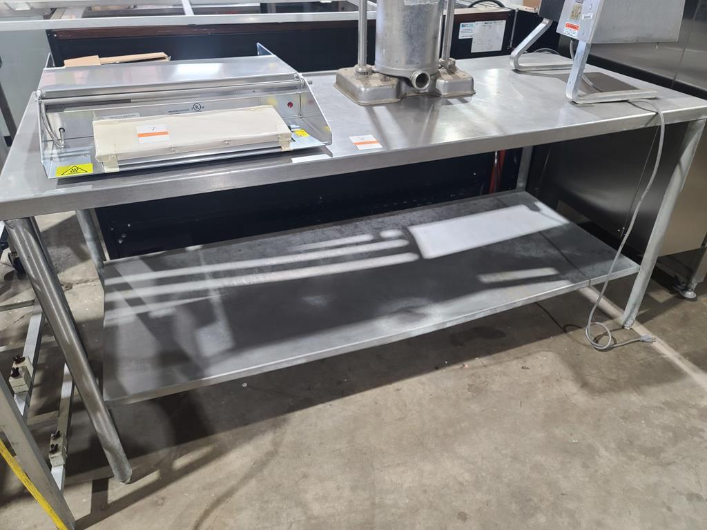 6' Stainless Steel Table