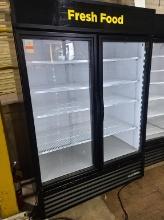 True 2dr Cooler Model #GDM-49-HC-TSL01, 115v w/led lights