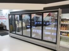 KYSOR QIV5V34 FREEZER DOOR CASES - SOLD BY THE DOOR - REMOTE COOLED NO COMPRESSOR