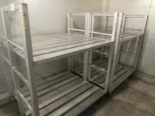 24X59 2-DECK ALUMINUM COOLER CARTS