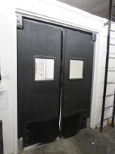 72X94 SWINGING DOOR SET W/HARDWARE